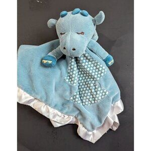 Douglas Security Blanket Baby Dragon Lovey Toy Blue 15" plush stuffed animal